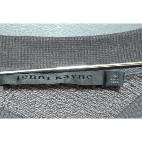 Jenni Kayne Saturday Size XL Crew Neck Sweatshirt Gray Cotton Blend - Picture 5 of 10